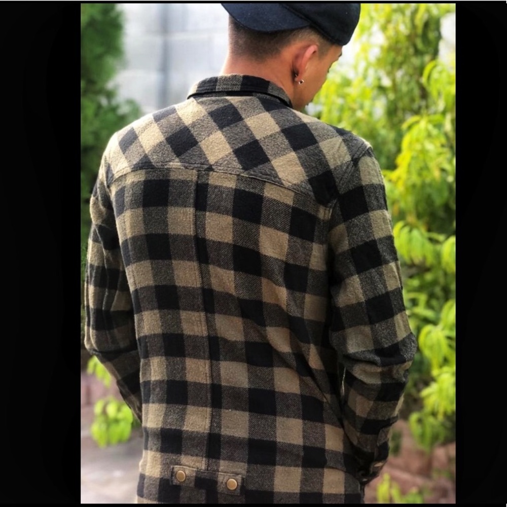 [Smoke Rise] Plade (Green) Button Down Shirt - Picture 6 of 7